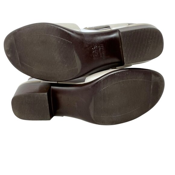 SAS Tripad Womens Suntimer Bone Ivory Pearl Leather Open Toe Sandals 7.5M - Picture 7 of 12